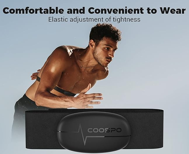 Bluetooth-Enabled Heart Rate Monitor Chest Straps